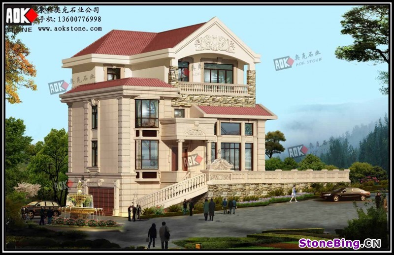 别墅车库效果图2